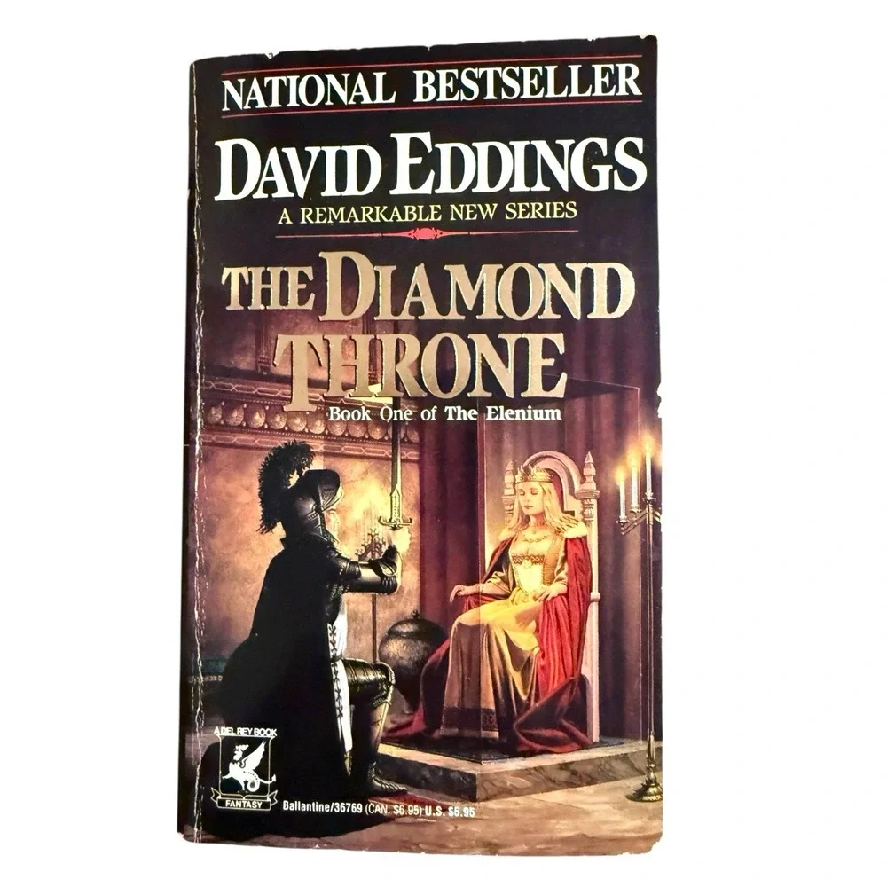 2 Complete Series Set ELENIUM & TAMULI Trilogy by David Eddings 6 Paperback Lot